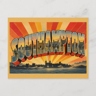 Southampton Engeland Maritieme Estuarium Vintage  Briefkaart