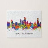 Southampton England Skyline Legpuzzel (Horizontaal)