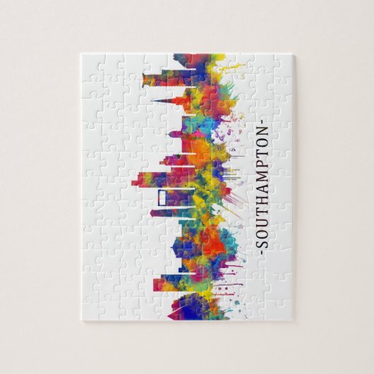 Southampton England Skyline Legpuzzel (Verticaal)