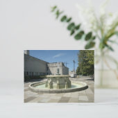 Southampton Library Fountain Briefkaart (Staand voorkant)