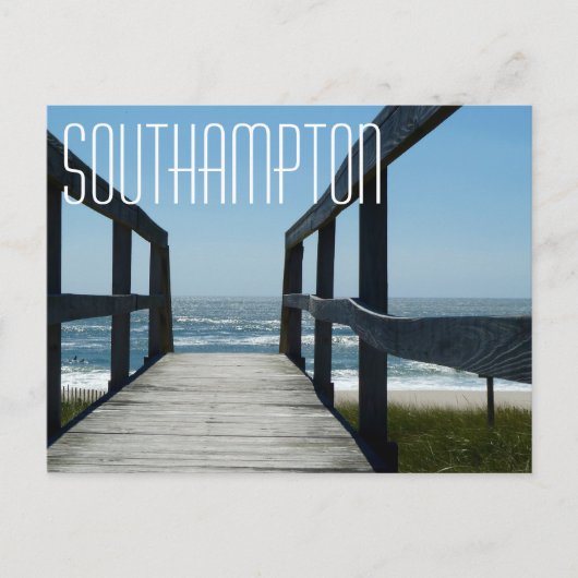 Southampton New York Briefkaart (Voorkant)