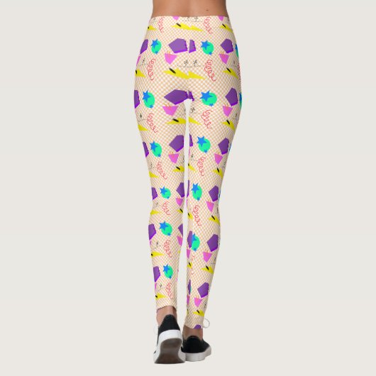 Southaven Throwback! Geometrische patronen 1 Leggi Leggings (Achterkant)