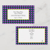 Southaven Throwback! Geometrische patronen 3 Visitekaartje (Voorkant / Achterkant)