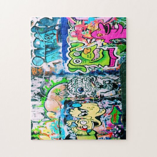 Southbank Graffiti - London Puzzle Legpuzzel (Verticaal)