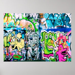 Southbank Graffiti - Poster Londen