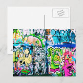 Southbank London Graffiti Briefkaart (Voorkant / Achterkant)