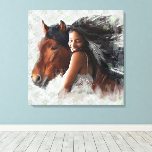 SOUTHBOUND - Wrapped Canvas (Insitu (Houten vloer))