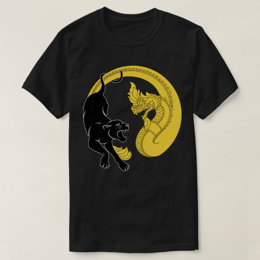 Southeast Asian Yellow Peril Supports Black Power T-shirt (Design voorkant)