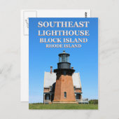 Southeast Lighthouse, Block Island, RI Briefkaart (Voorkant / Achterkant)