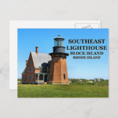 Southeast Lighthouse, Block Island, RI Briefkaart (Voorkant / Achterkant)