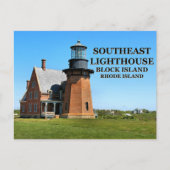 Southeast Lighthouse, Block Island, RI Briefkaart (Voorkant)