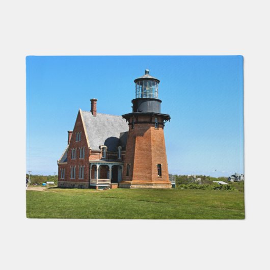 Southeast Lighthouse, Block Island RI Door Mat (Voorkant)