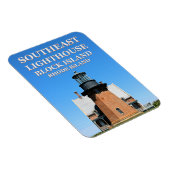Southeast Lighthouse, Block Island RI Flexi-Magnet Magneet (Rechterzijde)