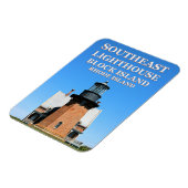 Southeast Lighthouse, Block Island RI Flexi-Magnet Magneet (Linkerzijde)