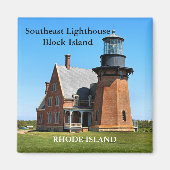 Southeast Lighthouse, Block Island RI Magnet (Voorkant)