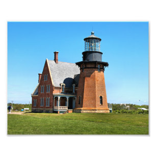 Southeast Lighthouse, Block Island RI Photo Print Foto Afdruk