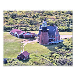 Southeast Lighthouse, Block Island RI Photo Print Foto Afdruk