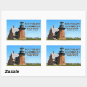 Southeast Lighthouse, Block Island RI Stickers (Vel)