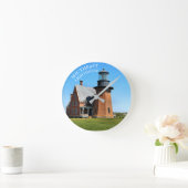 Southeast Lighthouse, Block Island RI Wall Clock Ronde Klok (Huis)