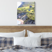 Southeast Lighthouse, Block Island Wrapped Canvas Afdruk (Insitu (Slaapkamer))