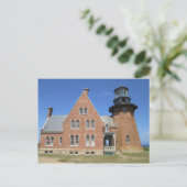 Southeast Lighthouse Building Block Island Briefkaart (Staand voorkant)