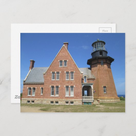 Southeast Lighthouse Building Block Island Briefkaart (Voorkant / Achterkant)