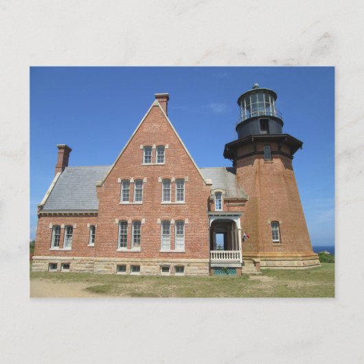 Southeast Lighthouse Building Block Island Briefkaart (Voorkant)