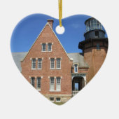 Southeast Lighthouse Building Block Island Keramisch Ornament (Voorkant)