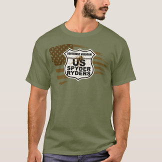 Southeast Missouri Chapter - Tattered Flag sepia T-shirt