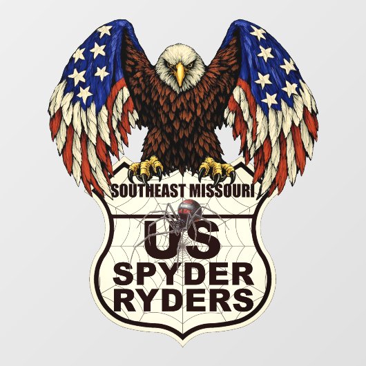 Southeast Missouri Ryders Chapter - Decal Adelaar  (Vel)