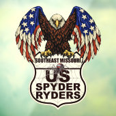 Southeast Missouri Ryders Chapter - Decal Adelaar  (Vel 3)