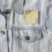 Southeast Perthshire Vierkante Button 5,1 Cm (In situ)