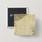 Southeast Perthshire Vierkante Button 5,1 Cm (Voorkant /achterkant)