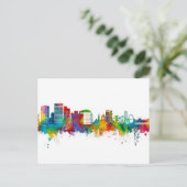 Southend-on-Zee England Skyline Briefkaart (Staand voorkant)