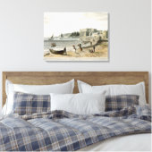 Southend uit 'Een reis rond Groot-Brittannië onder Canvas Afdruk (Insitu (Slaapkamer))