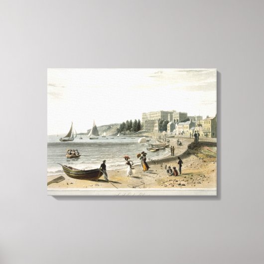 Southend uit 'Een reis rond Groot-Brittannië onder Canvas Afdruk (Voorkant)