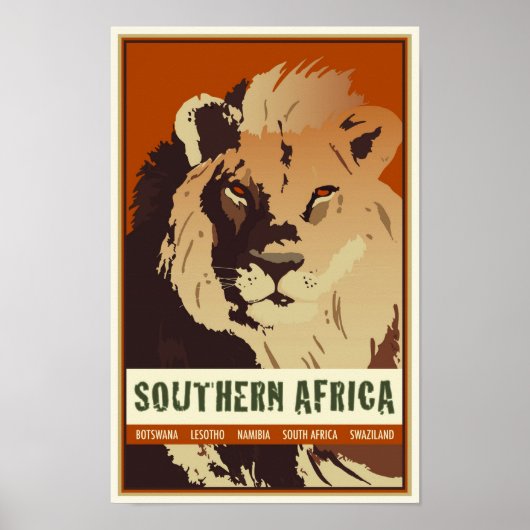 Southern Africa Poster (Voorkant)