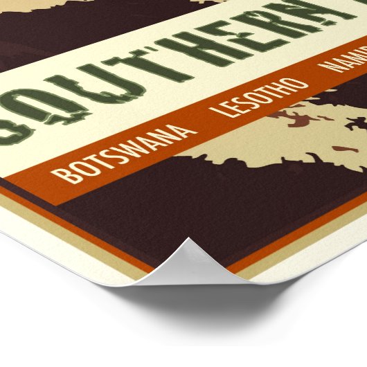 Southern Africa Poster (Hoek)