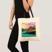 Southern Alps Landscape Double-Sided Tote Bag (Voorkant (product))