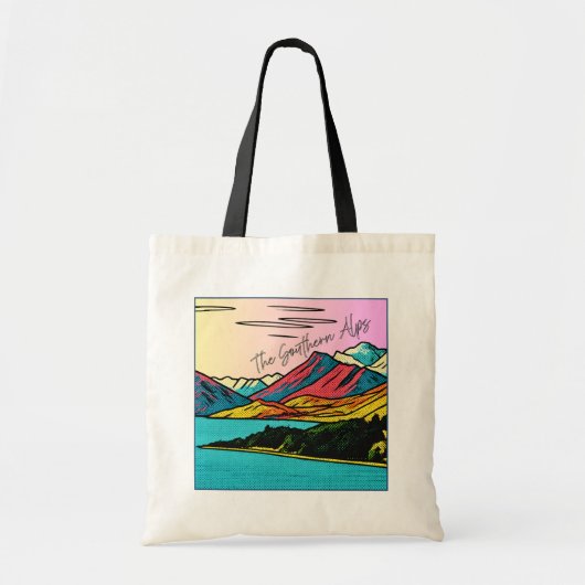 Southern Alps Landscape Double-Sided Tote Bag (Voorkant)