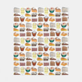 Southern Bakery Food Desserts USA American South Fleece Deken (Voorkant)
