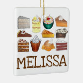 Southern Bakery Food Desserts USA American South Keramisch Ornament (Rechts)