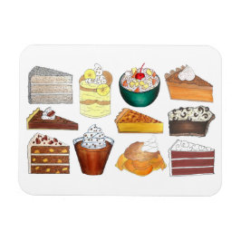 Southern Bakery Food Desserts USA American South Magneet