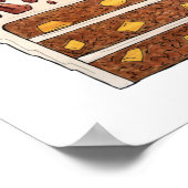 Southern Bakery Food Desserts USA American South Poster (Hoek)