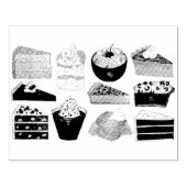 Southern Bakery Food Desserts USA American South Rubberstempel (Afrduk)