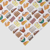 Southern Bakery Food Desserts USA American South Tissuepapier (Detail)