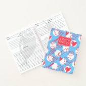 Southern Baking Polka Dot Pattern Recipe Notitieboek (Binnen)