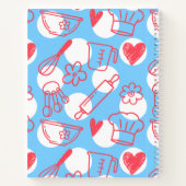 Southern Baking Polka Dot Pattern Recipe Notitieboek (Achterkant)