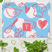 Southern Baking Polka Dot Pattern Recipe Theedoek (Gevouwen)