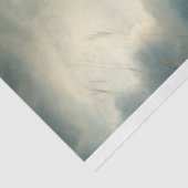 Southern Bell dame in blauwe decoupage Tissuepapier (Detail)